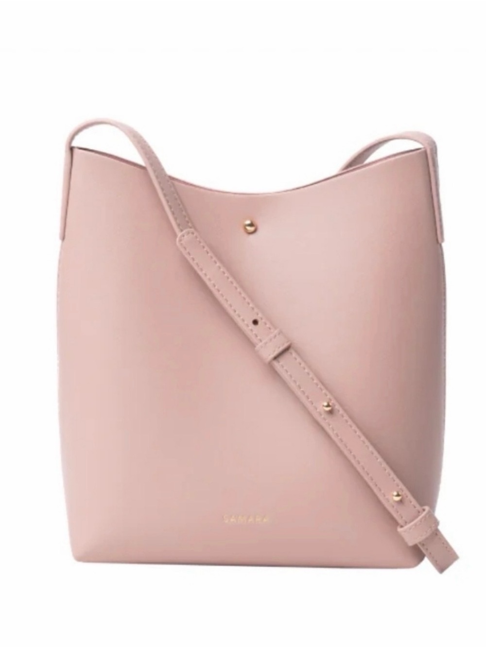 SAMARA Medium Shoulder Bag Crossbody Purse In Peony Pink Vegan Leather